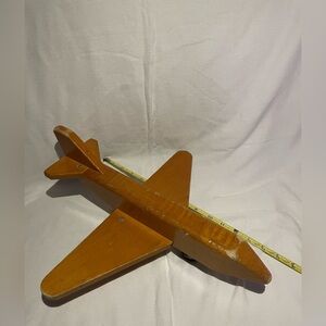 Vintage Community Rifton,NY Wooden Toy Airplane